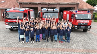 Kreisfeuerwehr Oldenburg: FW-OLL: Ferienfeuerwehr - Spaß und Abenteuer für die Kinder in Littel