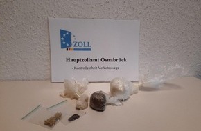 Hauptzollamt Osnabrück: HZA-OS: Mit allerhand Drogen in der Unterhose auf Reisen; Osnabrücker Zoll stoppt Drogenschmuggler