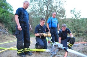 Feuerwehr Iserlohn: FW-MK: Waldbrand am Wixberg