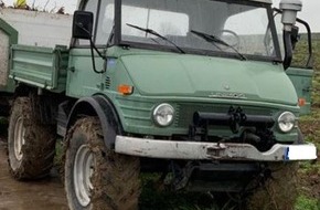 Polizeiinspektion Oppenheim: POL-PIOPP: Diebstahl eines landwirtschaftlichen Fahrzeugs (Unimog)