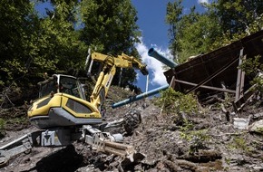 Debrunner Acifer AG: Linthal: Neue Trinkwasserleitung transportiert bis zu 15'000 Liter pro Minute