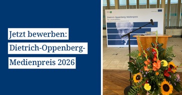 Stiftung Lesen: Pressemeldung: Journalistische Beitr&auml;ge f&uuml;r den Dietrich-Oppenberg-Medienpreis gesucht