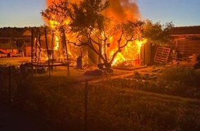 Polizeipr&auml;sidium S&uuml;dosthessen: POL-OF: Verdacht der Brandstiftung: Erneut Feuer in Kleingarten am Alfred-Nobel-Bogen