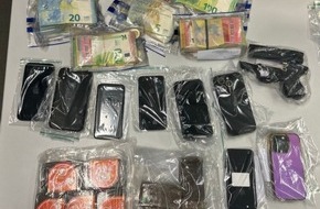 Polizeipräsidium Südhessen: POL-DA: Darmstadt: Polizei kontrolliert 47 Personen / Haschisch, Bargeld und Reizgaspistole sichergestellt