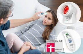 medisana GmbH: Gesund durch die Erkältungszeit mit den Qualitätsprodukten von medisana: Infrarot-Multifunktions-Thermometer TM 750 und Infrarotlampe IR 850