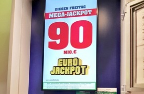 Eurojackpot: Der Traum vom Megajackpot-Gewinn / 90 Millionen Euro bei der letzten Oktober-Ziehung