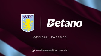 Betkick Sportwettenservice GmbH: Aston Villa und Betano verkünden Partnerschaft