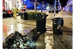 Polizei Mettmann: POL-ME: Unbekannte z&uuml;nden M&uuml;lltonnen an - 2604059