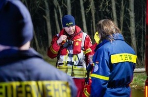 Feuerwehr Flotwedel: FW Flotwedel: 13. Lagemeldung zur Hochwasserlage in der Samtgemeinde Flotwedel