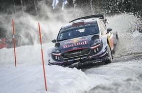 Ford-Werke GmbH: Schwieriges Wochenende für Titelverteidiger M-Sport Ford bei der WM-Rallye Schweden (FOTO)