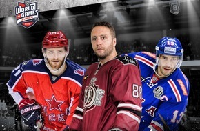 KHL World Games 2018: KHL Eishockey-Weltstars trainieren mit Schweizer Nachwuchstalenten