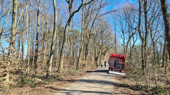 Feuerwehr Schermbeck: FW-Schermbeck: 30 Meter große Eiche drohte umzukippen