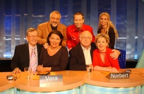 Kabel Eins: "Was bin ich?" mit Björn-Hergen Schimpf, Dr. Norbert Blüm, Herbert Feuerstein, Vera Int-Veen und Tanja Schumann