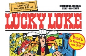 Egmont Ehapa Media GmbH: 70 Jahre Lucky Luke - Die Nostalgie-Edition Lucky Luke 1-14 ab dem 10. November im Handel