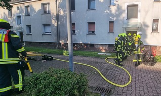 Feuerwehr Oberhausen: FW-OB: Kellerbrand durch Feuerwehr Oberhausen schnell gelöscht