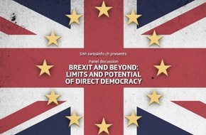 SWI swissinfo.ch: Brexit and Beyond: Limits and Potential of Direct Democracy - SWI swissinfo.ch und die Universität St. Gallen laden zur Podiumsdiskussion