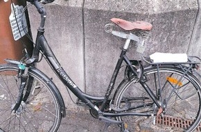Kreispolizeibehörde Kleve: POL-KLE: Goch: Polizei stellt Rad am Sportplatz Pfalzdorf sicher - Wem gehört dieses Fahrrad?