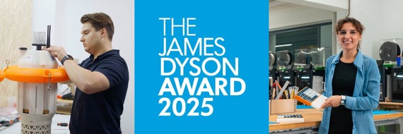 Dyson GmbH: Der James Dyson Award kürt einen KI-gestützten Wasserqualitätssensor und eine intelligente Parkinson-Tastatur zu den globalen Erstplatzierten