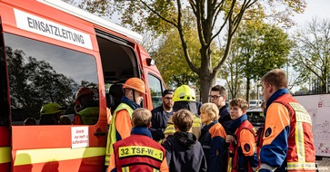 FW Kamen: Stadtübung der Jugenfeuerwehr Kamen