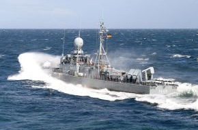 Presse- und Informationszentrum Marine: Schnellboote mit Kurs auf Warnemünde - "Zobel" und "Hyäne" kehren heim (mit Bild)