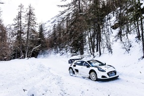 M-Sport-Ford startet mit Adrien Fourmaux und Grégoire Munster im Puma Hybrid Rally1 ins Abenteuer &quot;Monte&quot;