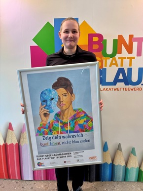 Hessen: Sch&uuml;ler aus Hofheim gewinnt landesweiten Plakatwettbewerb gegen das Rauschtrinken