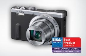 Panasonic Deutschland: EISA Award: LUMIX TZ61 ist Europas beste Reise-Kompaktkamera des Jahres 2014/2015