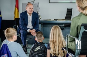 SAT.1: Kinder fragen. Der Kanzler und Minister:innen antworten. "Kannste Regieren?" läuft am Donnerstag, 22. September, in SAT.1