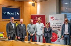 Feuerwehr Stuttgart: FW Stuttgart: Jetzt Lebensretter werden - App-basierte Ersthelferalarmierung in Stuttgart verfügbar