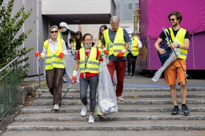 Communiqué: «Vivre sans polluer: les participants au Clean-Up-Day veulent prendre un nouveau départ»