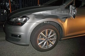Polizeipräsidium Nordhessen - Kassel: POL-KS: Kaufungen (Landkreis Kassel): Unbekannter Lkw-Fahrer beschädigt geparkten Golf in Industriegebiet: Polizei sucht Zeugen