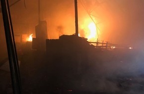 Feuerwehr Gelsenkirchen: FW-GE: Brand in einem landwirtschaftlichen Anwesen