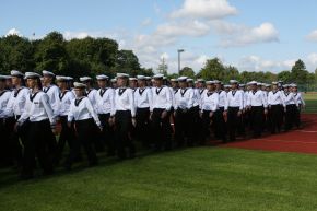 Deutsche Marine - Pressemeldung/ Pressetermin: Vereidigung an der Marineschule Mürwik - Offizieranwärter aus ganz Deutschland im Blickpunkt der Öffentlichkeit