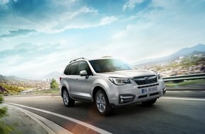 SUBARU Deutschland GmbH: Subaru Forester rollt komfortabler und sicherer ins Modelljahr 2018