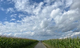 Polizei Paderborn: POL-PB: Fahrraddieb mit Hilfe von Feuerwehrdrohne im Maisfeld gestellt