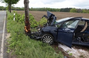 Kreispolizeibehörde Oberbergischer Kreis: POL-GM: 260521-383: 28-Jähriger bei Verkehrsunfall schwer verletzt