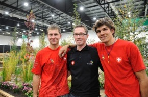 JardinSuisse: Schweizerische Landschaftsgärtner gewinnen erneut Gold an der Berufsweltmeisterschaft 2011 in London