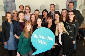 DEUTSCHLAND RUNDET AUF: Gehaltsspende: Wiesmann Personalisten unterstützen Stiftung 'Deutschland rundet auf'