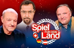 ARD Das Erste: Das Erste / "Spiel für dein Land": Leonard Lansink, Axel Prahl und Jan Josef Liefers vertreten Deutschland am Samstag, 30. September 2017, 20:15 Uhr live im Ersten