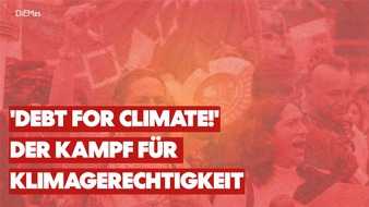 DiEM25: "Debt for Climate! – Schuldenerlass fürs Klima!"