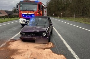 Feuerwehr Sprockhövel: FW-EN: Verkehrsunfall mit einer verletzten Person