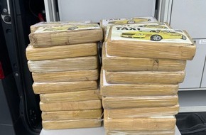 Hessisches Landeskriminalamt: LKA-HE: Zoll und Polizei stellen kiloweise Kokain sicher