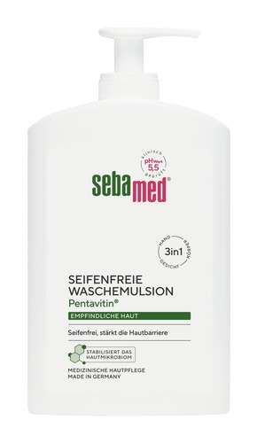 Pressemitteilung: 55 Jahre sebamed Seifenfreie Waschemulsion