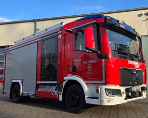 FW Celle: Neues L&ouml;schgruppenfahrzeug f&uuml;r die Ortsfeuerwehr Bostel