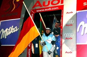 Audi AG: Designed by Audi - AUDI AG setzt zur Ski-WM Akzente mit neu gestaltetem Starthaus