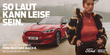 Neue Werbekampagne für vollelektrischen Mustang Mach-E