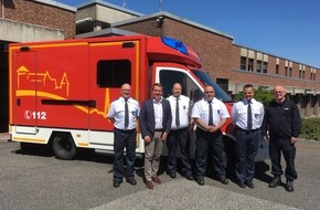 Feuerwehr Stolberg: FW-Stolberg: Neuer Rettungswagen in Dienst gestellt