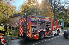 Feuerwehr Gladbeck: FW-GLA: Wohnungsbrand mit Menschenleben in Gefahr