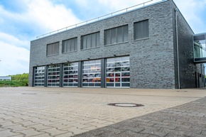 FW Bergheim: Erweiterung der Feuer- und Rettungswache Bergheim erfolgreich abgeschlossen Investition in die Zukunft der Feuerwehr
