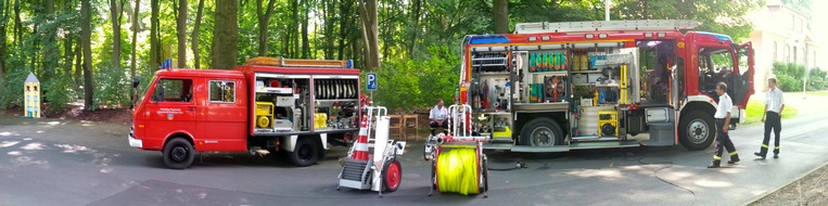 FW-KLE: Freiwillige Feuerwehr Bedburg-Hau informierte auf dem Sommerfest der LVR Kliniken Bedburg-Hau